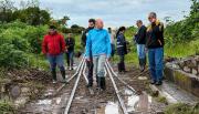 Cerrillos había advertido sobre el riesgo de desborde en Los Álamos por una obra realizada por Ferrocarriles Argentinos