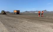 Con acelerada estrategia operativa, obras de la pista del Aeródromo Marsh en la Antártica se completarían en una temporada