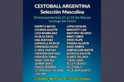 La Selección Argentina de cestoball se entrenará en Santiago del Estero
