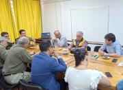 Cauquenes: Autoridades refuerzan coordinación para enfrentar incendios forestales
