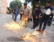 Choferes logran acuerdo parcial por resarcimiento desde el lunes