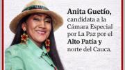 Equipo de la candidata a la Cámara por Cauca Ana Guetio advierte que no se sabe nada de ella desde el 25 de febrero