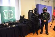 Chalecos antibalas, cascos balísticos y escudos tácticos son algunos de los nuevos equipamientos recibidos por Gendarmería