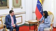 EN VIDEO: Delcy Rodríguez se reunió con directivos de Shell para alcanzar nuevos acuerdos de inversión