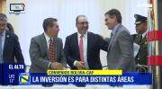 CAF firma convenios por $us 64 millones tras reuniones con autoridades