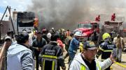 Incendio de flotas en Oruro causa 20 heridos; se investiga lesiones culposas