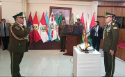 Comandante General posesiona al nuevo Inspector de la Policía Boliviana