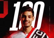 Damián Bobadilla ya es centenario con la casaca del Sao Paulo FC