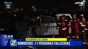 Suman 15 los fallecidos tras el trágico accidente en El Alto