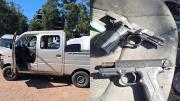 Policía detuvo a cuatro personas armadas tras persecución a una camioneta en Malvín Norte
