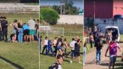 Choque entre futbolistas terminó en golpes e incidentes durante partido juvenil en Rivera