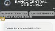 Esta es la plataforma habilitada por el BCB para verificar si tu billete de la Serie B tiene valor legal