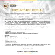 Cancillería activa protocolos de asistencia para bolivianos en Medio Oriente