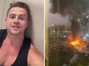 Una ex estrella televisiva grabó el momento en el que misiles explotaron en Dubái: el video