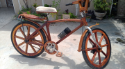 Bicicletas de madera tallada: Una obra de arte sobre ruedas en Maracaibo -