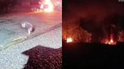 Cuatro vehículos incendiados por ataque en La Araucanía