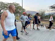 Exitosa 1era caminata nocturna Moisés Arana