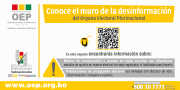 Elecciones Subnacionales 2026: OEP lucha contra la desinformación y la difusión irregular de encuestas