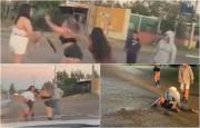“¡Matala!”: pelea terminó con mujeres a las piñas y luego tomaron a golpes a un hombre