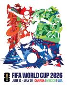 A 100 días del inicio: la FIFA revela el póster del Mundial 2026