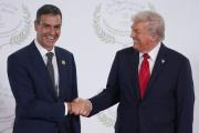 Pedro Sánchez resucitó el No a la guerra frente a Donald Trump y se plantó como el muro europeo