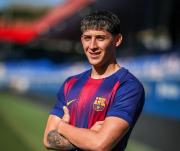 Patricio Pacífico entrenó por primera vez con el plantel principal del Barcelona