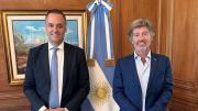 Manuel Adorni recibió en Casa Rosada a Juan Bautista Mahiques, que jura este jueves como nuevo ministro de Justicia