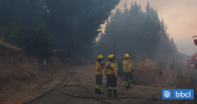 Declaran Alerta Roja en Ránquil y Coelemu por incendio forestal