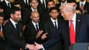 Con Maxi Falcón y Luis Suárez: Las fotos virales de la visita de Messi a Trump en la Casa Blanca