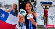 Chilenas ganan medallas en Mundial de Aguas Gélidas: tomecina Carmen Ortega logró oro en su categoría