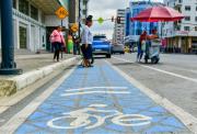 Ciclovía de Guayaquil: Desaparece tramo de avenida Machala entre crítica de ciclistas