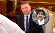 Para defender a Messi, Jony Viale apuntó contra Maradona con una frase que generó repudio