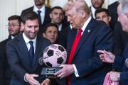 Donald Trump recibió a Lionel Messi en la Casa Blanca junto al Inter Miami campeón de la MLS