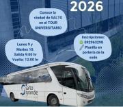 Tour Universitario 2026 /Invita a estudiantes a conocer la ciudad de Salto