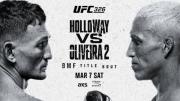 Charles Oliveira le arrebató el cinturón BMF a Max Holloway en el UFC 326