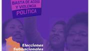 Subnacionales 2026: Acoso y burlas en redes sociales amenazan la participación política de mujeres candidatas