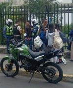 Agente de tránsito logró aprehender a sospechoso de robo