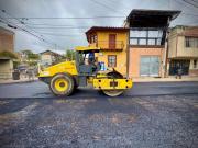 Calles asfaltadas en Izamba