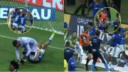 Brasil: batalla campal en duelo entre Cruzeiro y Atlético Mineiro acaba con 23 expulsados