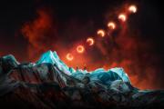 El milagro del Glaciar Leones en Chile: la odisea de un fotógrafo para captar un eclipse contra todo pronóstico