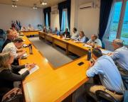 Albisu reunió a parte de su gabinete /Para ajustar la coordinación de actividades en Semana de Turismo