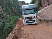 Lluvias dejan derrumbes en la ruta Tarija – Villa Montes; piden máxima precaución