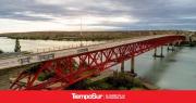 Reprogramaron trabajos en el puente sobre el río Santa Cruz