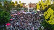 Masiva marcha del 8M del Congreso a Plaza de Mayo con reclamos contra el ajuste y la violencia de género