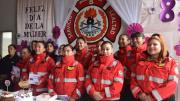 Homenajearon a las dotaciones femeninas de cuarteles bomberiles