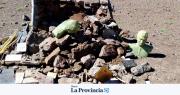 En fotos: así encontraron destruidos los monumentos a San Martín y O’Higgins en la Cordillera sanjuanina