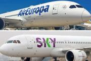 SKY Airline firma con la española Air Europa su primer acuerdo para operar vuelos con código compartido