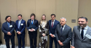 Orrego participó en la apertura de Argentina Week en Nueva York junto al presidente Javier Milei