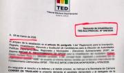 TED de Santa Cruz inicia proceso de inhabilitación contra candidato a concejal por vulnerar la normativa electoral