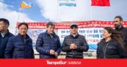 Melella y el embajador Chino recorrieron la obra de la nueva usina de Ushuaia
